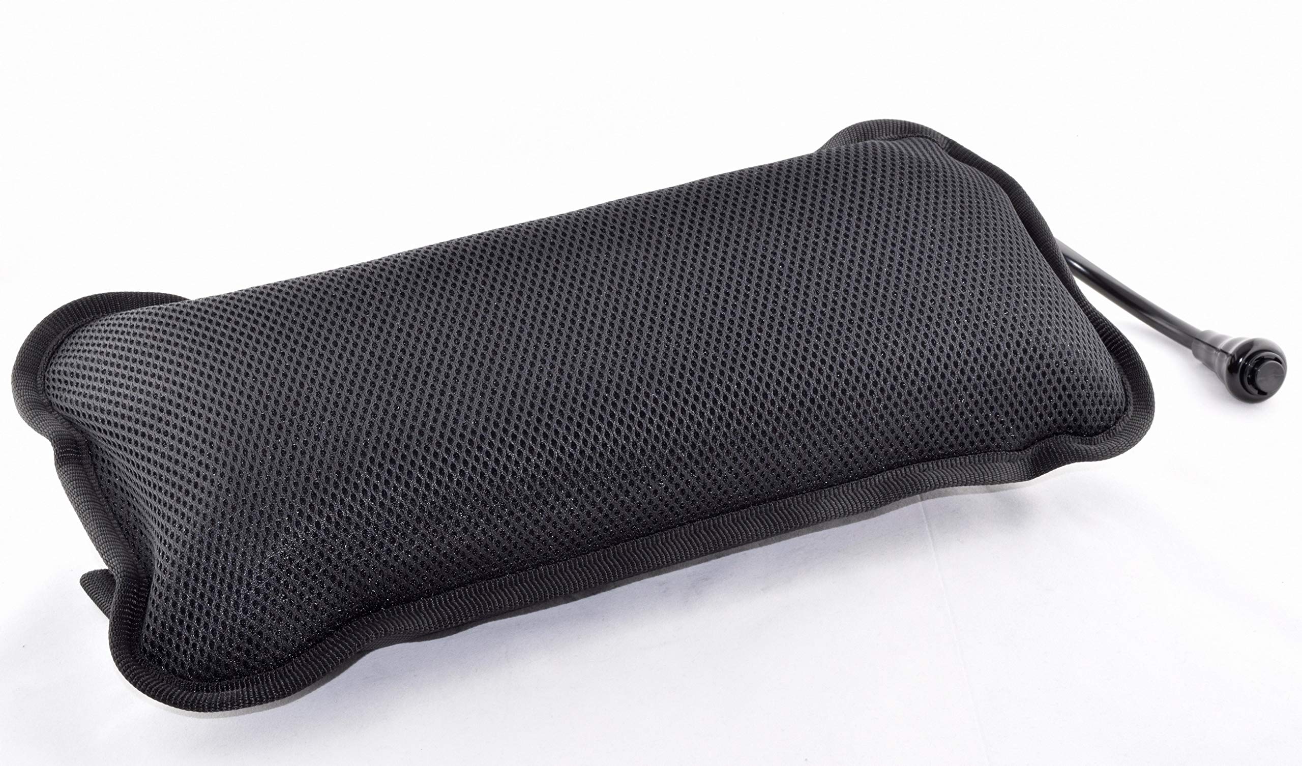 AirCare Ergonomics (Trade Mark Reg: UK00003133539) Infinitely adjustable Lumbar Support Pad for Lower Back Pain Relief. Self- inflating air cell with memory foam. Breathable washable 3D mesh cover