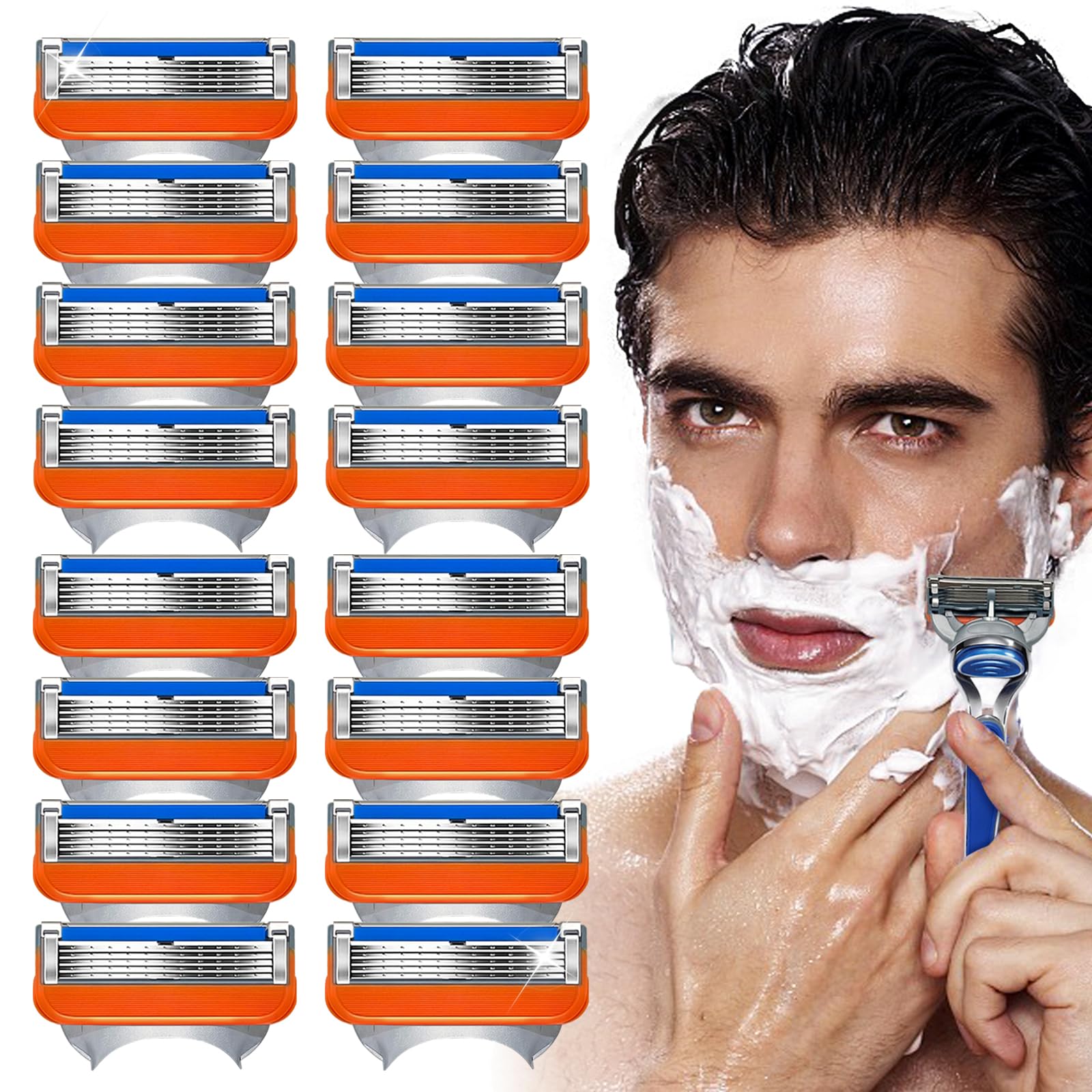 Photo 1 of 16 Count Razor Blade Shaving Razor Blade Refills New Version