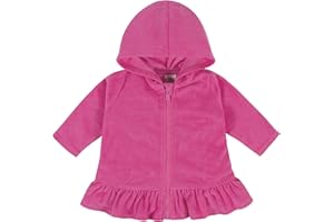 Gerber Baby-Girls Toddler Zipper Hoodie Terry Swimsuit Cover Up