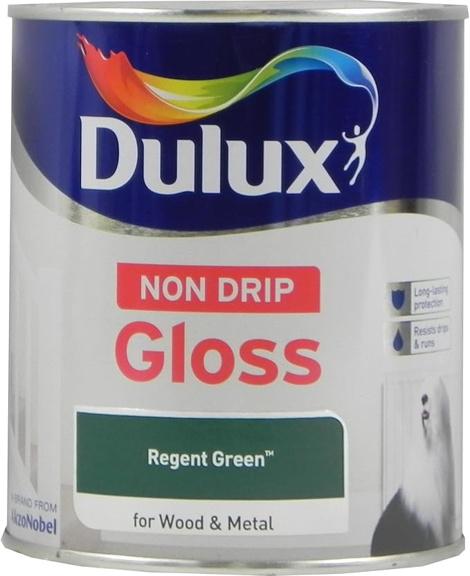 Dulux Non Drip Gloss Regent Green 750ml Amazon.co.uk Beauty