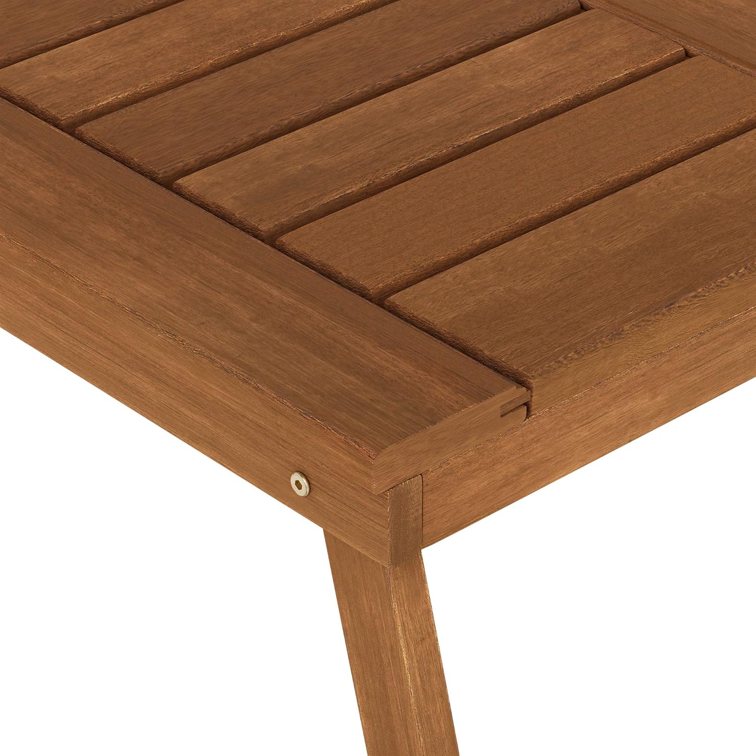 Furinno FG19064 Tioman Outdoor Hardwood Coffee Folding Table, Natural : Garden & Outdoor