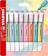 STABILO swing cool Pastel Highlighter Pack of 8 Cloudy Blue to Lilac Haze