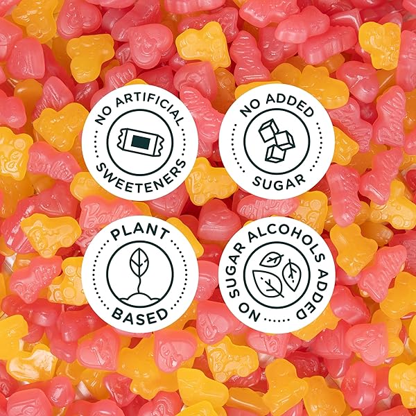 SMARTSWEETS BARBIE PINK LEMONADE DREAM GUMMY CANDY: 1.8OZ (PACK OF 14), GUMMY CANDY WITH LOW SUGAR, LOW CALORIE, NO ARTIFICIAL SWEETENERS, PLANT-BASED, GLUTEN-FREE, HEALTHY SNACK FOR KIDS & ADULTS
