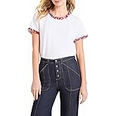 Cinq à Sept Womens Bandana Braided Tee
