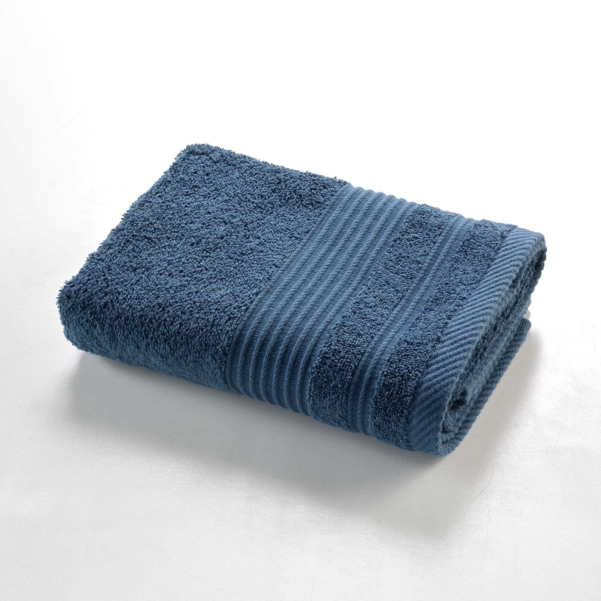 Douceur d'Intérieur, Hand Towel 50 x 90 cm Sapphire, 100% Cotton, Tenderness