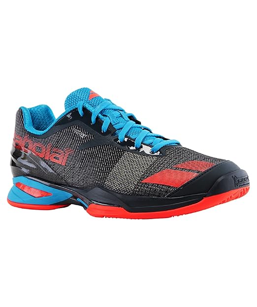 ZAPATILLAS BABOLAT JET AC GRIS AZUL ROJO: Amazon.es: Deportes y aire libre