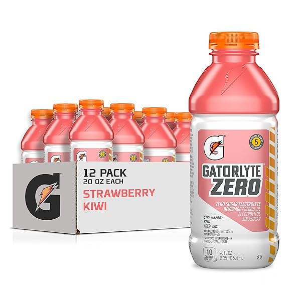 GATORLYTE ZERO ELECTROLYTE BEVERAGE, STRAWBERRY KIWI, ZERO SUGAR...
