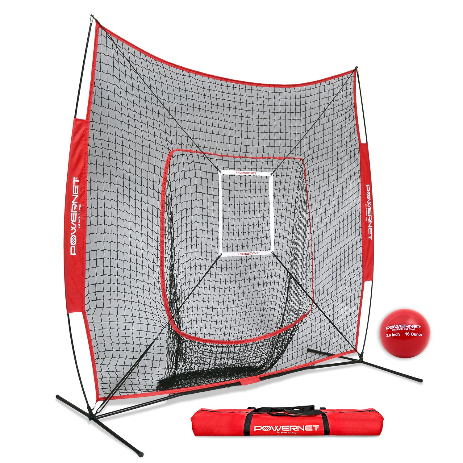 Practice Equipment Batting Soft Toss Pitching Portable Backstop Strike