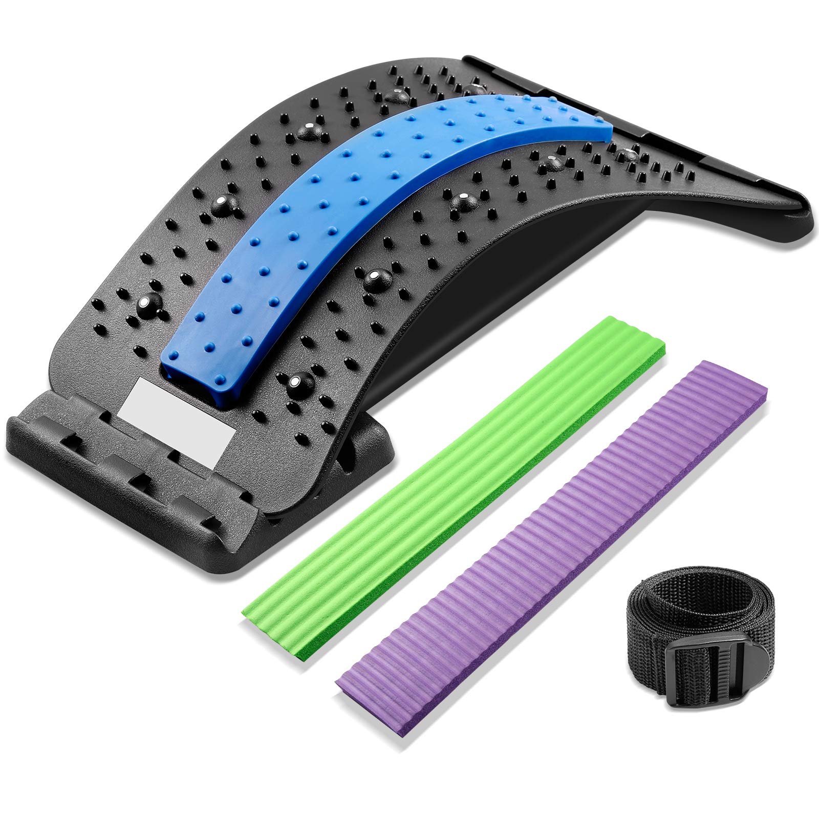 Buy Back Stretcher Device for Pain , 4Level Lumbar Support with 10 Acupressure Points