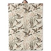 Duck Gifts, Mallard Duck Blanket for Adults Women Kids, 50x60 in, Cozy Fuzzy Warm Soft Throw Blankets for Bedroom, Camping, Couch, Decor