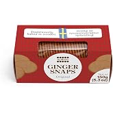 Nyakers Original Gingersnaps Window Box - Vegan - Swedish Imported Gourmet Candy - 12-Pack, 5.3 oz