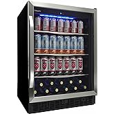 Danby Silhouette SBC057D1BSS Built In Beverage Center, Under Counter Single Zone Beverage Cooler For Wine, Beer - For Kitchen