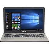 Asus VivoBook Notebook, 15.6 pollici HD LED, Processore Intel Celeron N3350, RAM 4 GB, Hard Disk 500GB, FreeDos, Nero [Layout Italiano]