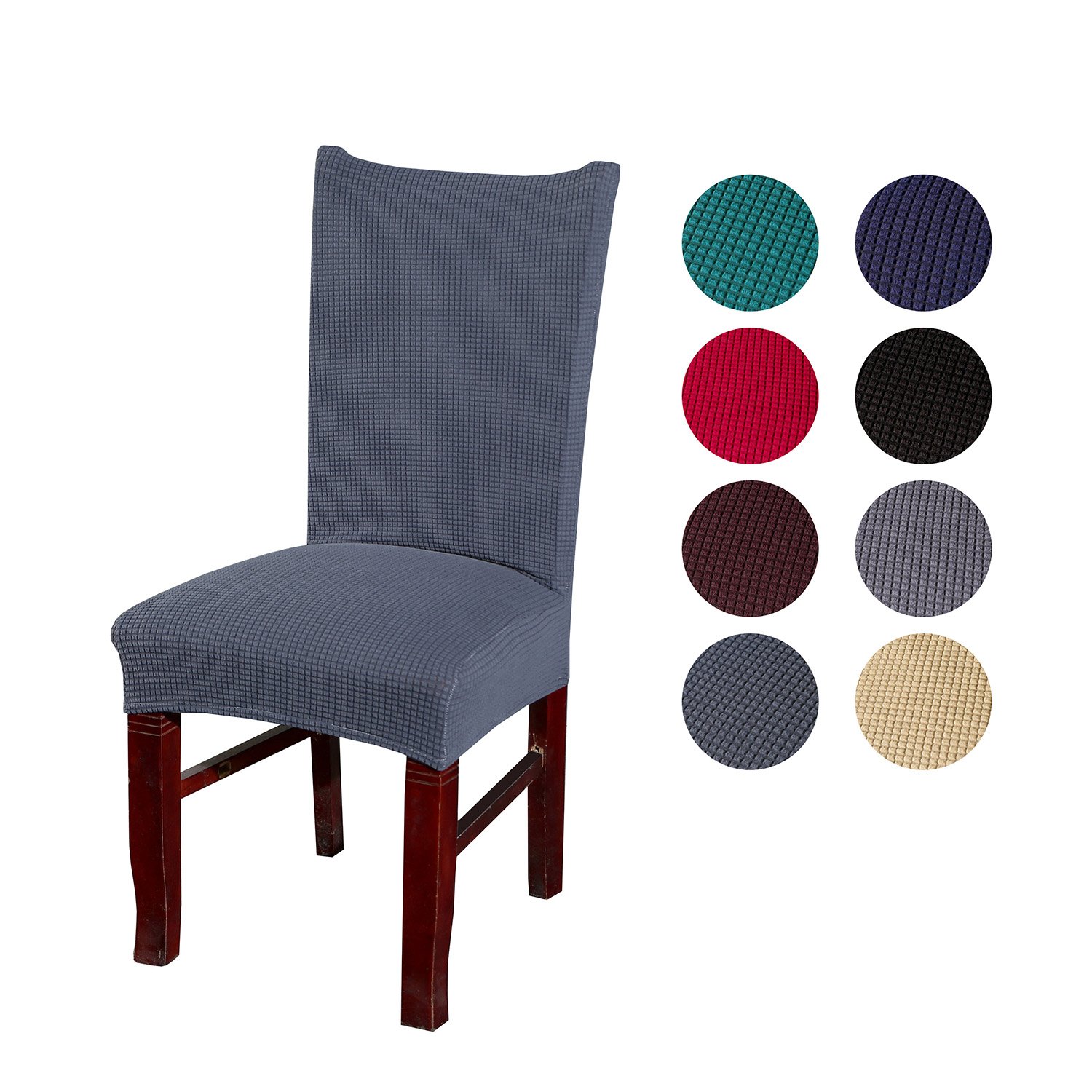 Fundas Para Sillas De Comedor Spandex 4 Protector Cubiertas Elástica eBay