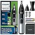 Philips Norelco Nose Trimmer 5000, for Nose, Ears, Eyebrows, Black and Silver, NT5600/42