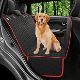 Dog Car Seat Cover for Back Seat, Dog Hammock for Car, SUV, Truck &amp; Tesla | Easy Install, Non-Slip Fit, Waterproof, Scratch Resistant, Oxford Cloth Build, Machine Washable