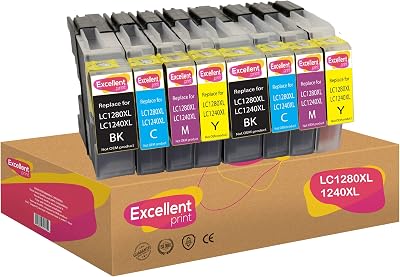 Excellent Print LC1280XL LC1240XL Ink Cartridges for Brother MFC-J6910DW