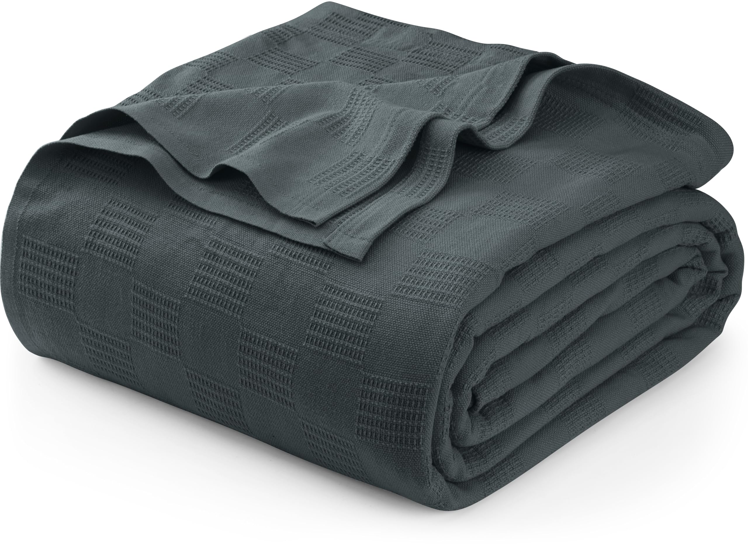 Utopia Bedding Smoke Gray 100% Cotton Blanket [Big