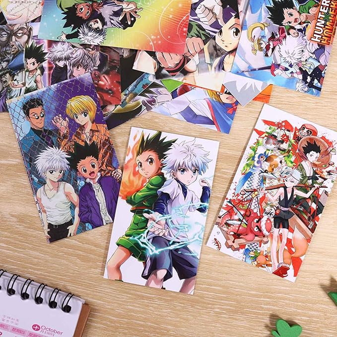 Saicowordist Anime Hunter X Hunter Lot De 30 Feuilles De Carte Postale Lomo Collection De Cartes En Papier Pour Les Fans Danimation Papeterie Fournitures De Bureau Centroarco Com