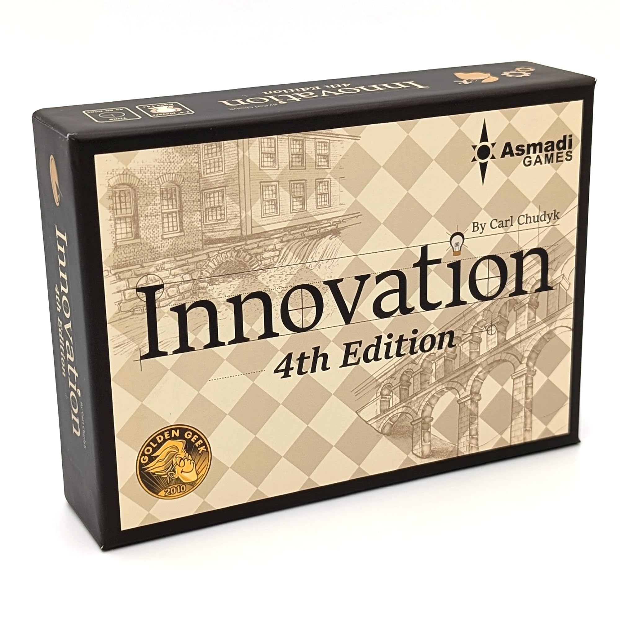 Asmadi Games | Innovation: Fourth Edition | Board Game | Ages 14+ | 2-4+ Players | 30-60 Minutes Playing Time