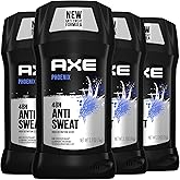 AXE Antiperspirant Deodorant for Men Phoenix 4PK 48H Sweat & Odor Protection for Long Lasting Freshness, Crushed Mint & Rosemary Men's Deodorant 2.7 oz