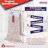 Abbey Kentucky Mop Heads Pack of 5 16oz Thick Cotton Yarn Replacement for Hard view 2