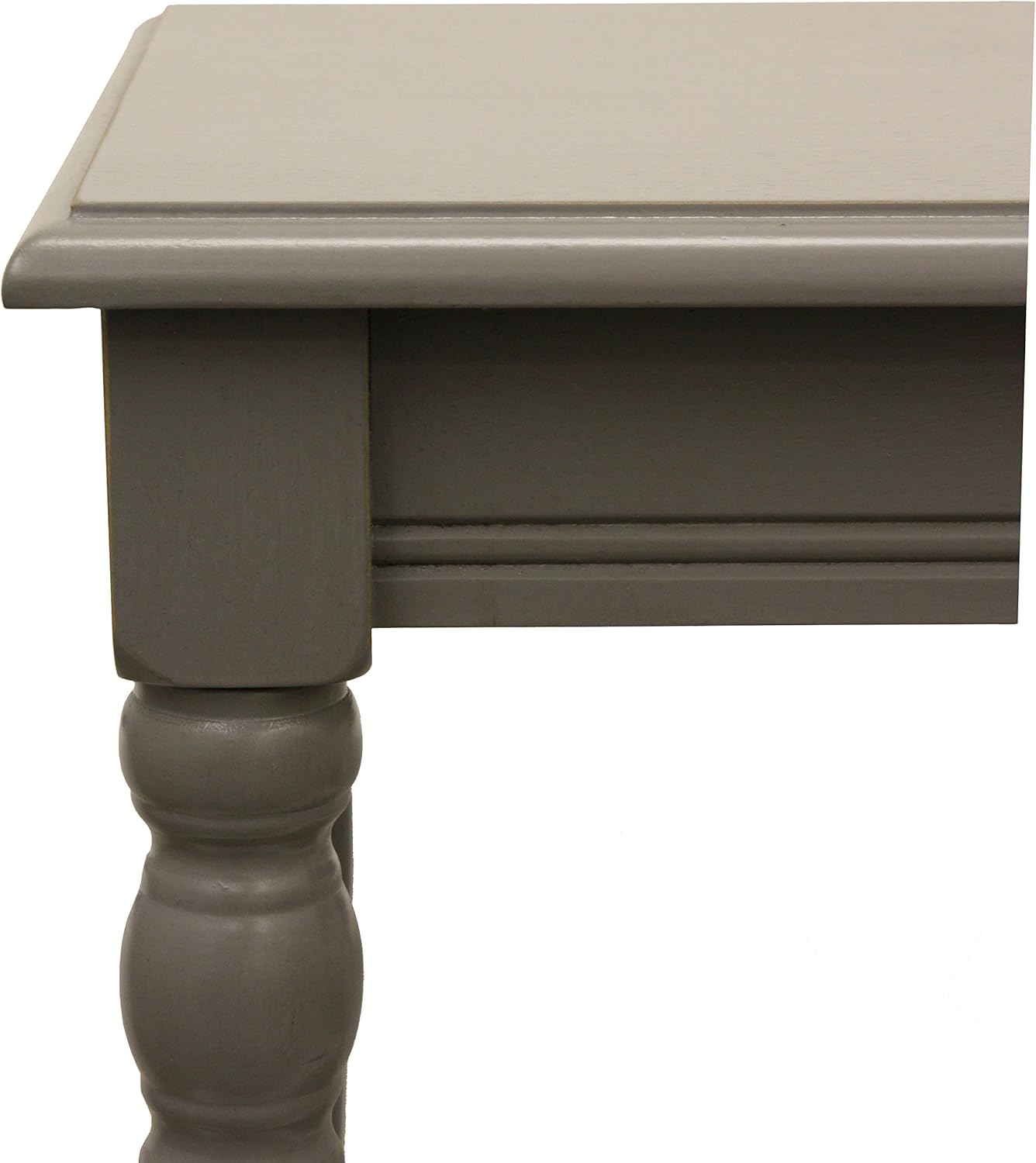 Décor Therapy Blue Simplify End Table Oak: Furniture & Decor