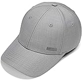 Fashion Baseball Hats for Men by King & Fifth | The Senna Baseball Cap with Low Profile & Menswear Fabric + Baseball Caps