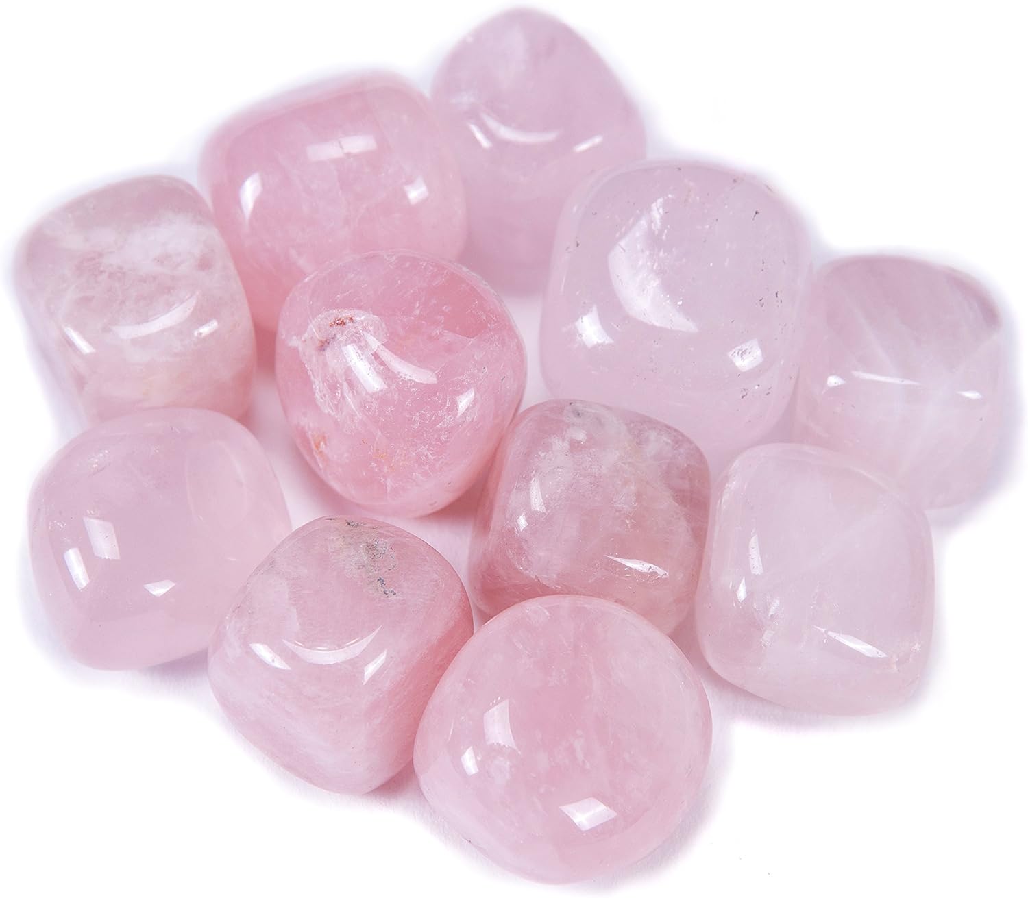 Bingcute Brazilian Tumbled Polished Natural Stones 1/2 Ib for Wicca, Reiki, and Energy Crystal Healing (Assorted): Home & Kitchen