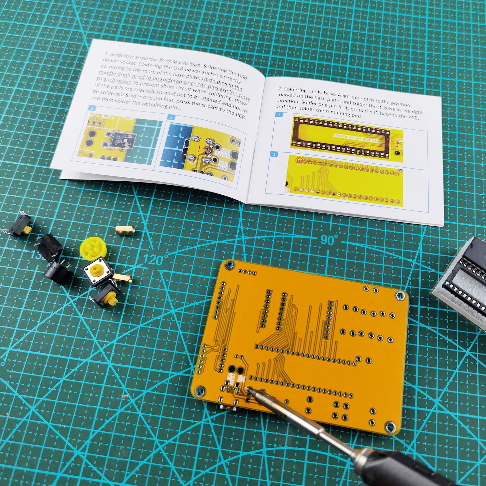 DIY Soldering Project Game Kit Retro Classic Electronic Soldering Kit with 5 Retro Classic Games and Acrylic Case, Idea for STEM High School Family Education Friends by Etoput