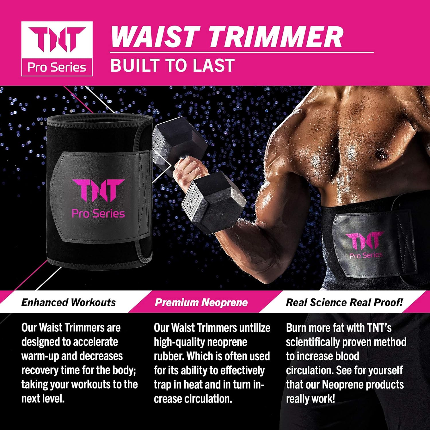 Waist Trimmer Belt for Women & Men for Weight Loss - Slimming & Sweat Belt - Neoprene: Clothing