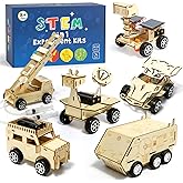 STEM Kits for Kids Age 8-10, Toys for Boys Age 8-12, Science Building Projects Crafts for 8-13 Building Model Car Kits, Woode
