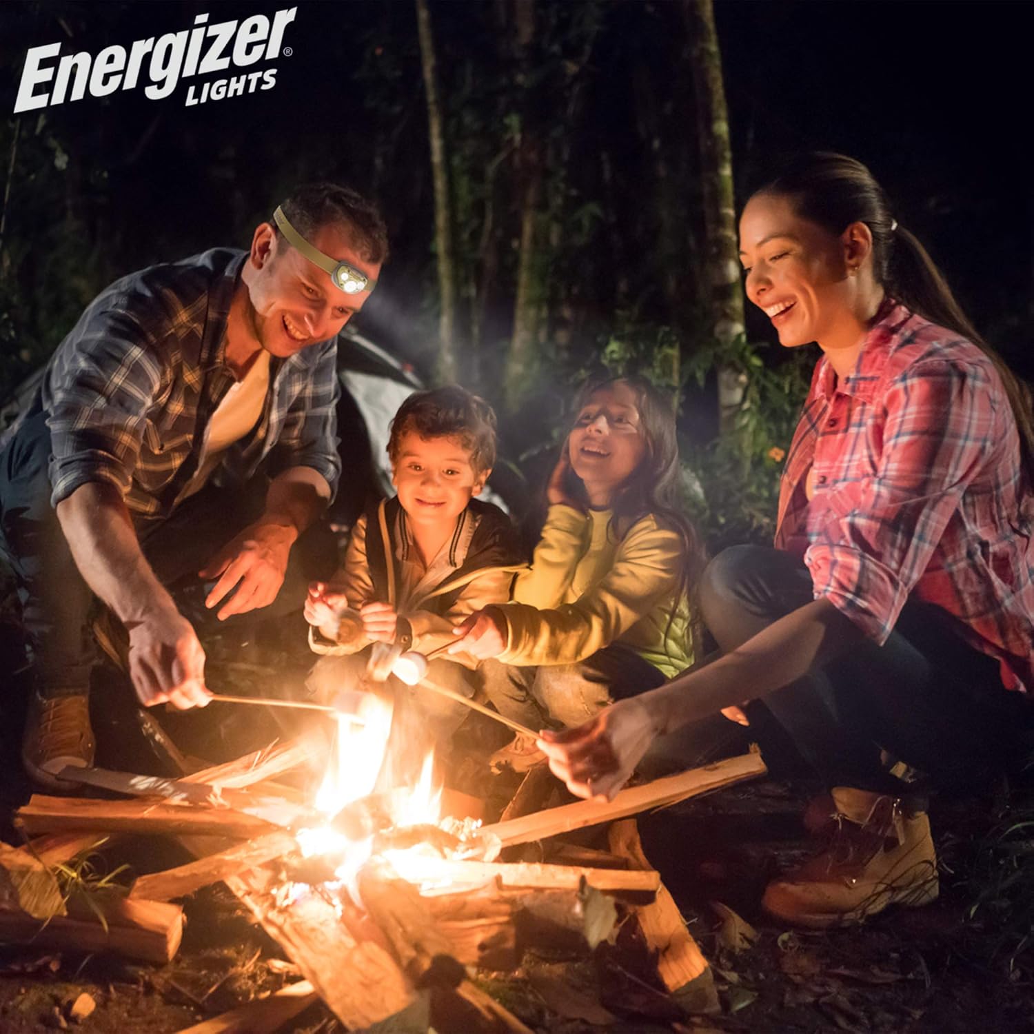 Energizer Forest Green LED Headlamp with Smart Dimming Technology: Sports & Outdoors