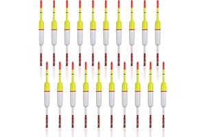 JOGFFDE Fishing Floats and Bobbers Slip Bobbers for Fishing Spring Oval Stick Floats Slip Bobbers for Crappie Catfish Trout Fishing