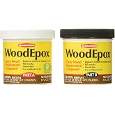 Abatron 1 Kit WoodEpox Epoxy Wood Replacement Compound, 12 oz Kit, Part A &amp; B