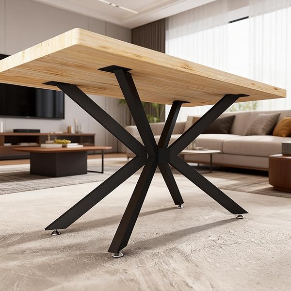 FJANKUI HEAVY DUTY METAL DESK LEGS 29 INCH...