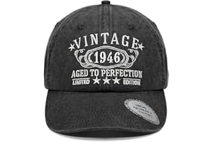 CKETDYO 1926-1996 Birthday Gifts for Men Women,Personalized 30th-100th Birthday Ideas Gift,Parents Vintage Hat