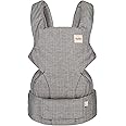 Baby Tula Explore Linen Baby Carrier 7 – 45 lb, Adjustable Newborn to Toddler Carrier, Multiple Ergonomic Positions Front and Back, Breathable and [Natural – Explore + Linen, Ash