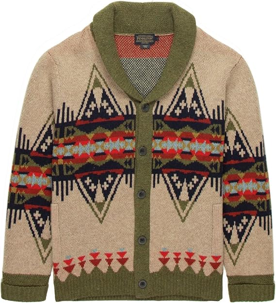 pendleton shawl collar cardigan
