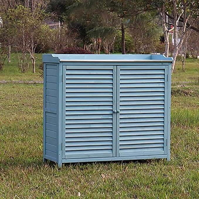 shcc Gabinete De Almacenamiento De Jardín De Madera Cobertizo para