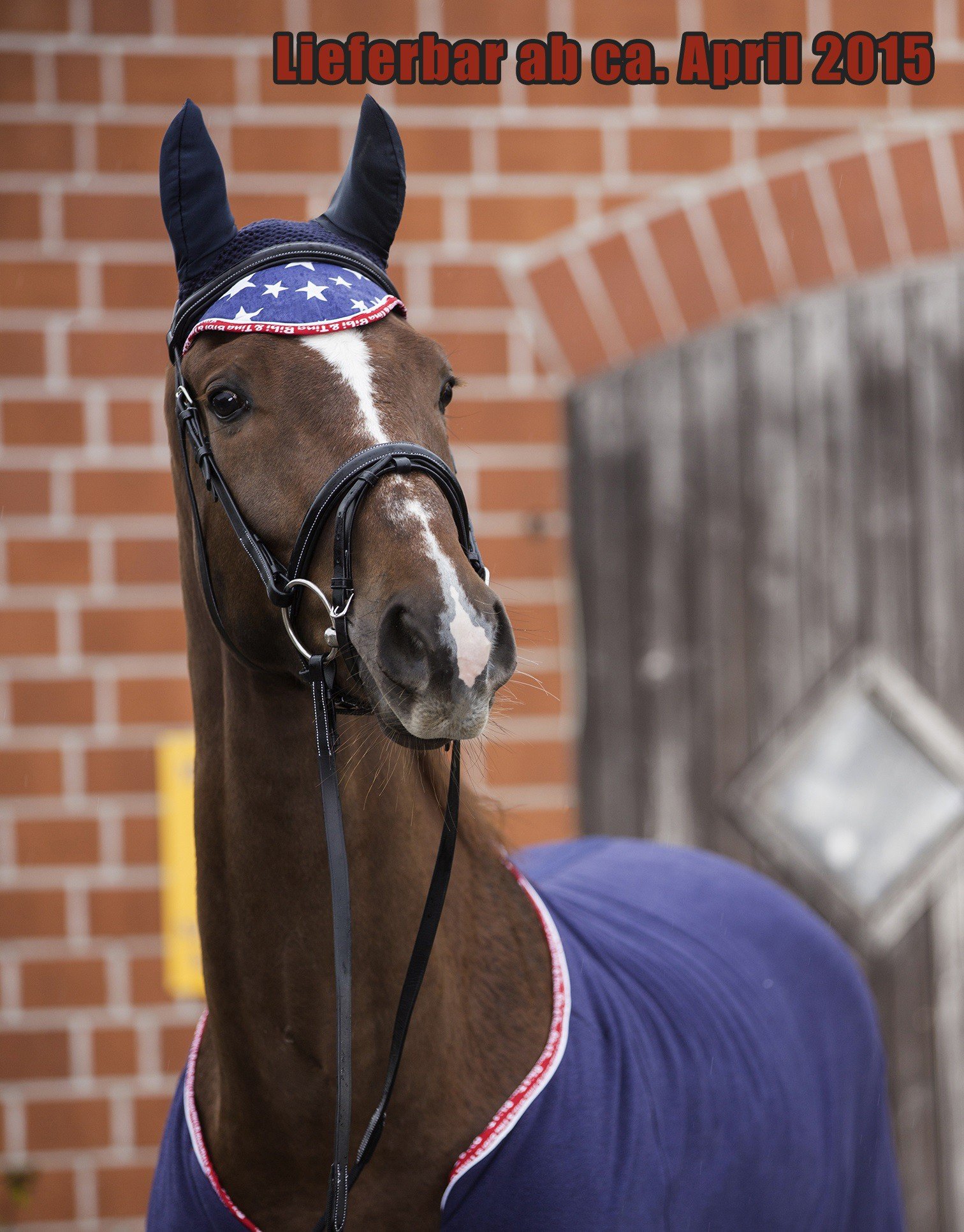 HKM 71356100.0641 Fly Cover Bibi&Tina Stars Denim Blue