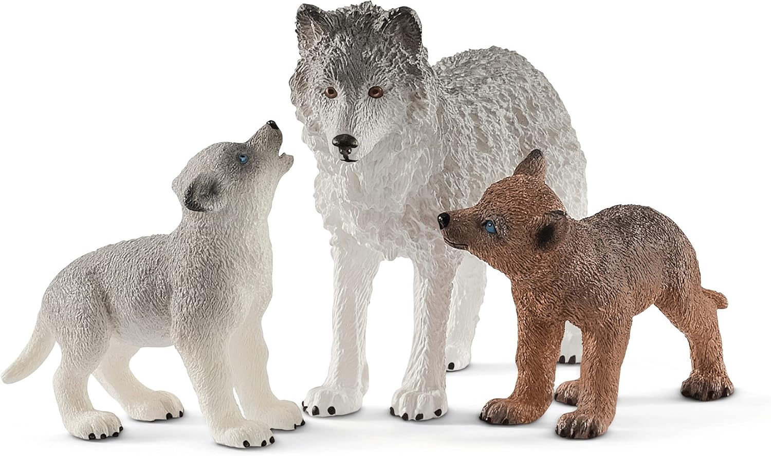 SCHLEICH Wild Life 3-Piece Mother Wolf 