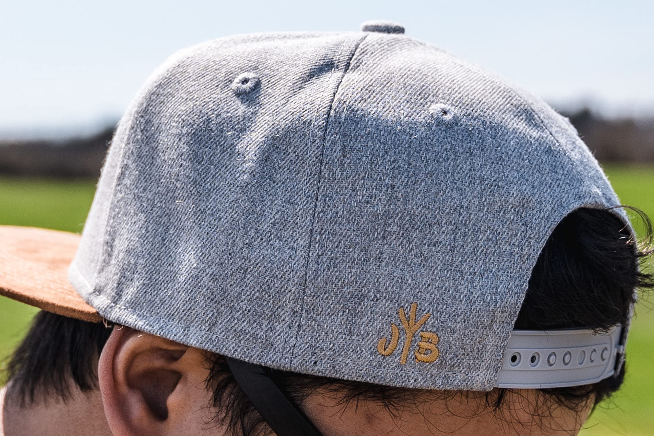Jumping Bird Baseball Cap Herren Watzmann Hellgrau • Outdoor Snapback Cap für Wanderung & Alltag • Individuell verstellbar 54-62 cm • Kappe 6