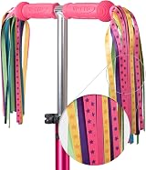 Micro Eco Handlebar Ribbons Rainbow Star 30 Strands Bike Scooter Accessories