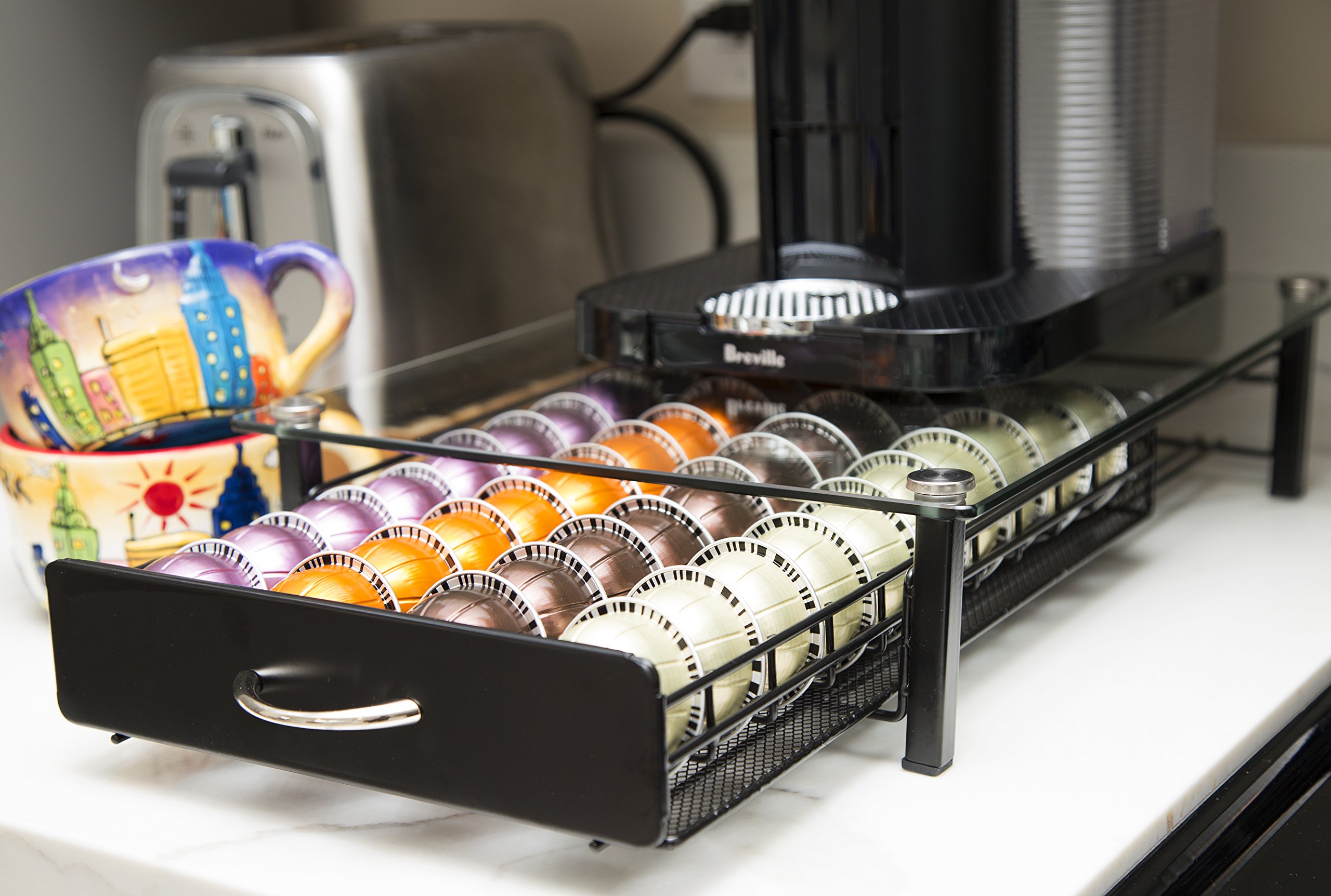 Insight Nespresso Vertuoline Coffee Pod Holder Holds 40 Vertuo