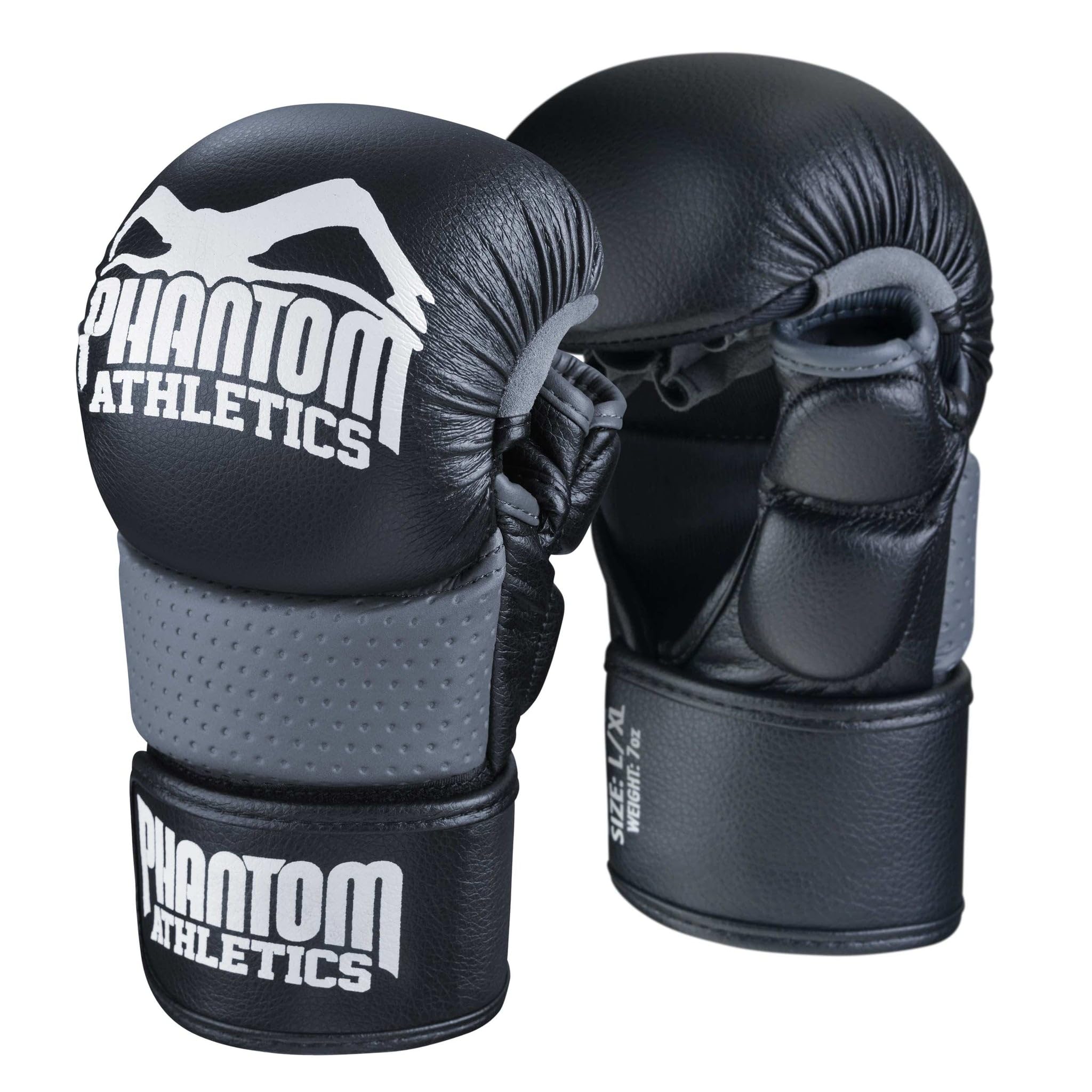 Phantom MMA gloves RIOT - Optimal protection for sparring - Extra safety for thumb and wrist - Open grip for all martial arts like grappling - Fight and Training - Men and Women