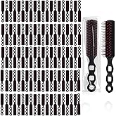 Molain 100 Pcs Bulk Hair Brushes, Individually Wrapped Hair Brush Bulk for Homeless Supplies, Disposable Hairs Brushes Nylon Bristle Detangling Hairs Brush for Charity Donation, Hotel, Shelter, Home