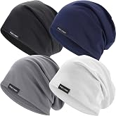 Cooling Skull Caps, Moisture Wicking Slouchy Beanie Elastic Helmet Liner | Unisex Oversize 3D Mesh Sports Hat, Lightweight Thin Quick-Dry Breathable Headwear for Summer Cycling Running Gym