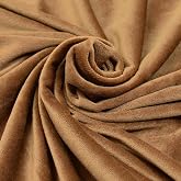 Surf turtle Brown Minky Fabric by The Yard, 60" Wide, 1 Yard | Plush, Super Soft, Short Pile Smooth Material for DIY Sewing, Craft Projects