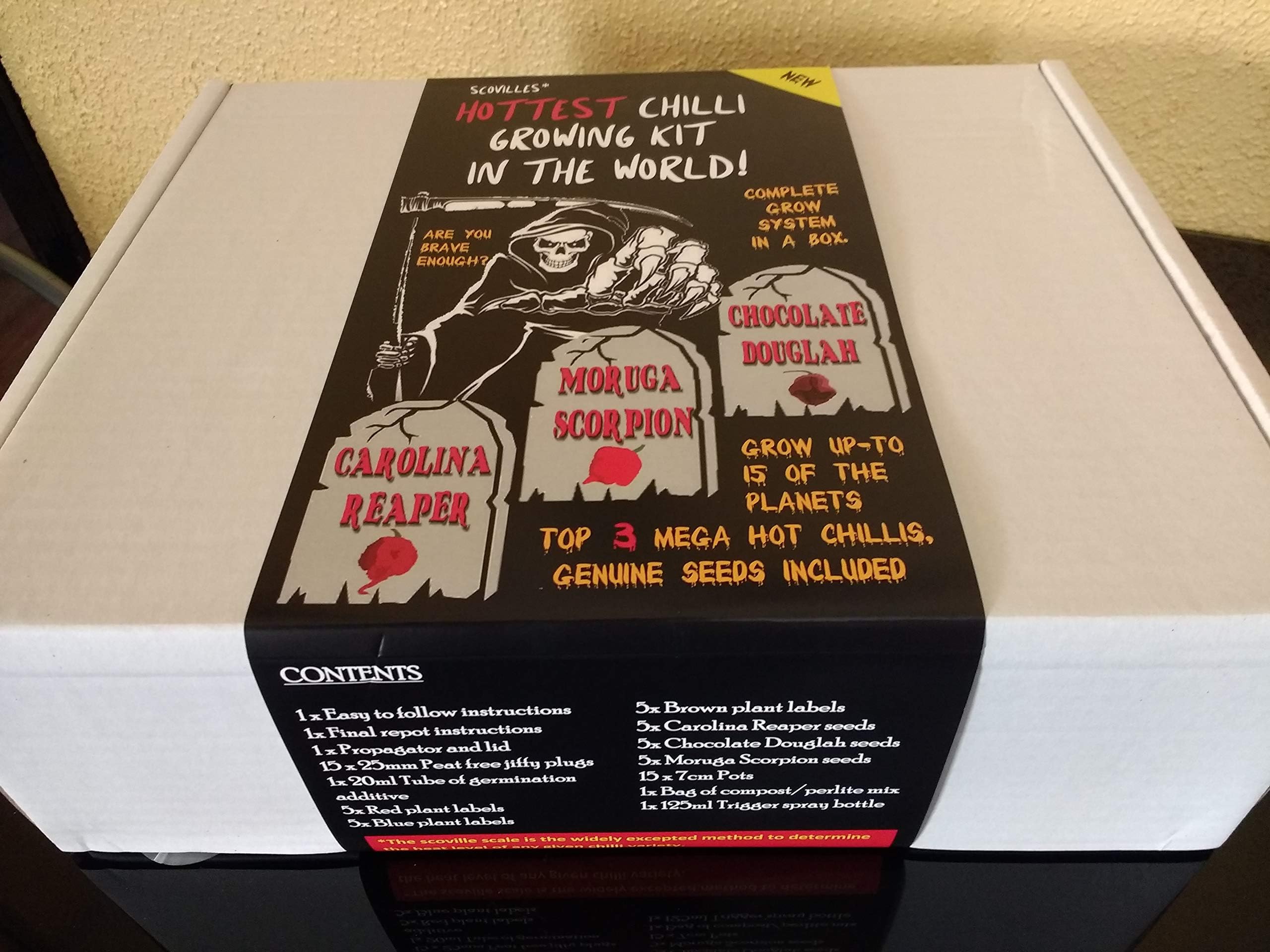 Grow Your own Super-hot chillis, Reaper, Moruga and Douglah